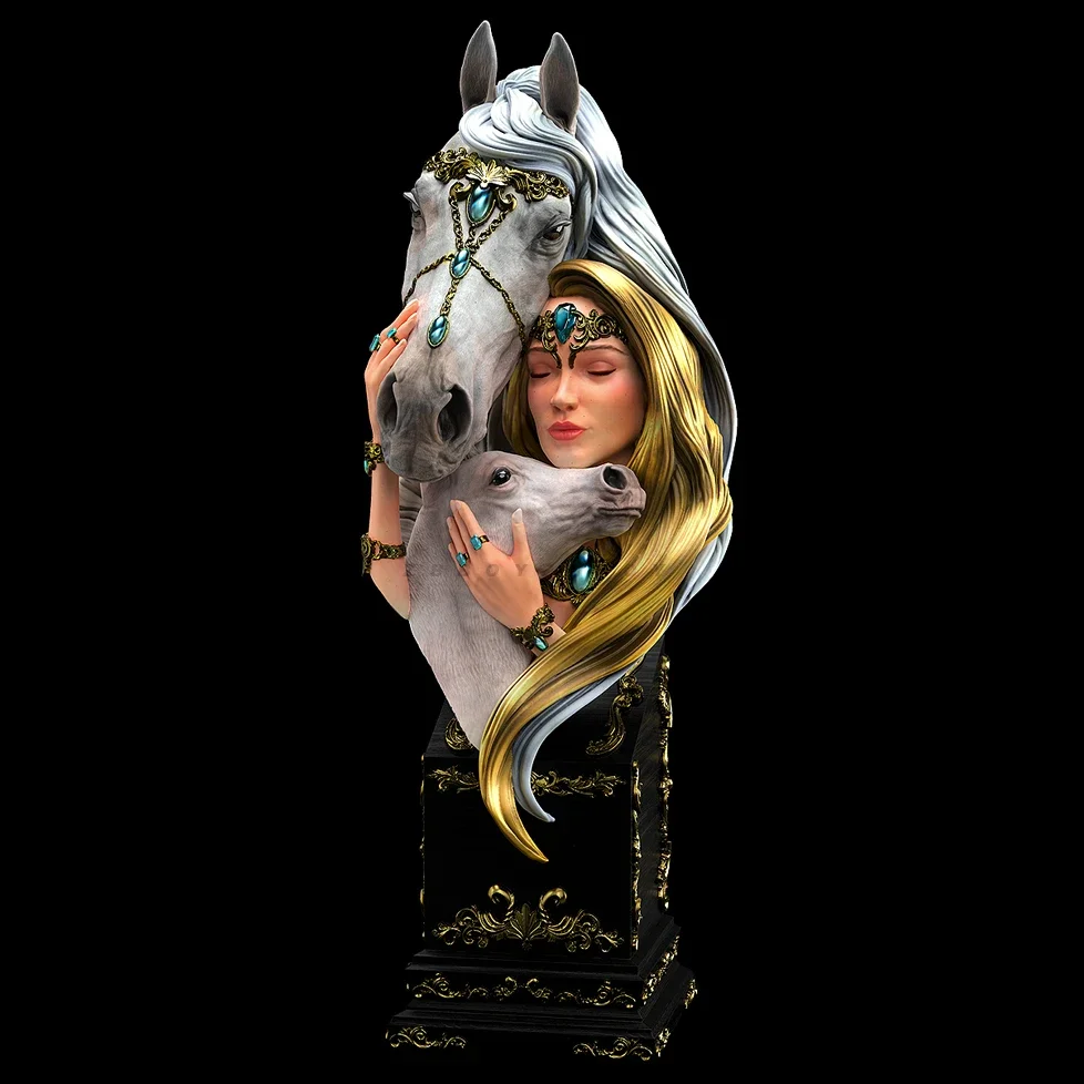 Общая высота 50 мм 70 90 наборы моделей из смолы красота бесцветная и