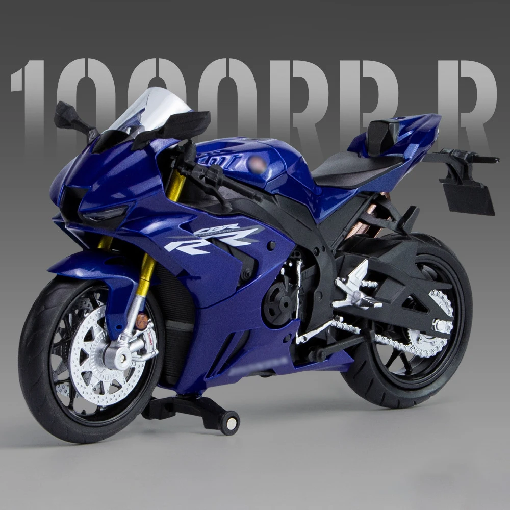 Модель мотоцикла Спортивный байк CBR 1000RR-R в масштабе 1:12 из сплава, фигурки для коллекционирования, детские игрушки Diecasts, реплики гоночных моделей в подарок для мальчиков.