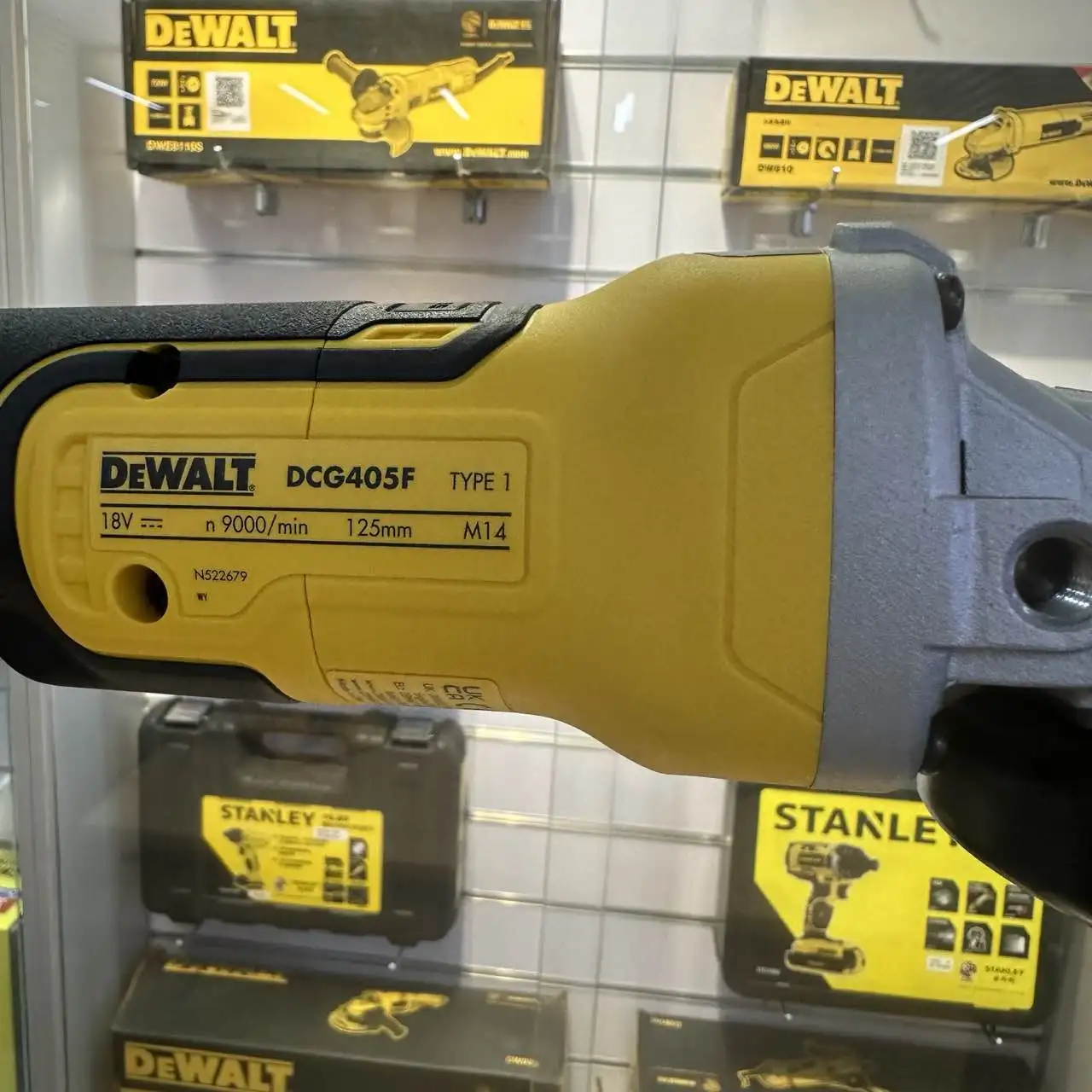 DEWALT 20 в бесщеточная электрическая угловая шлифовальная машина DCG405FN 125 мм M14