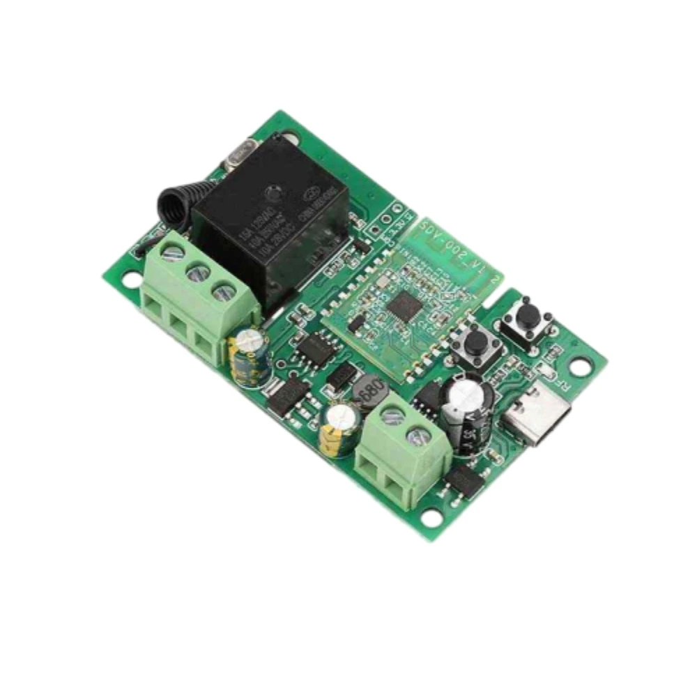 AC220V AC/DC7-32V/DC5V одноканальный Wi-Fi 2 4G Bluetooth-совместимый релейный модуль Type-C
