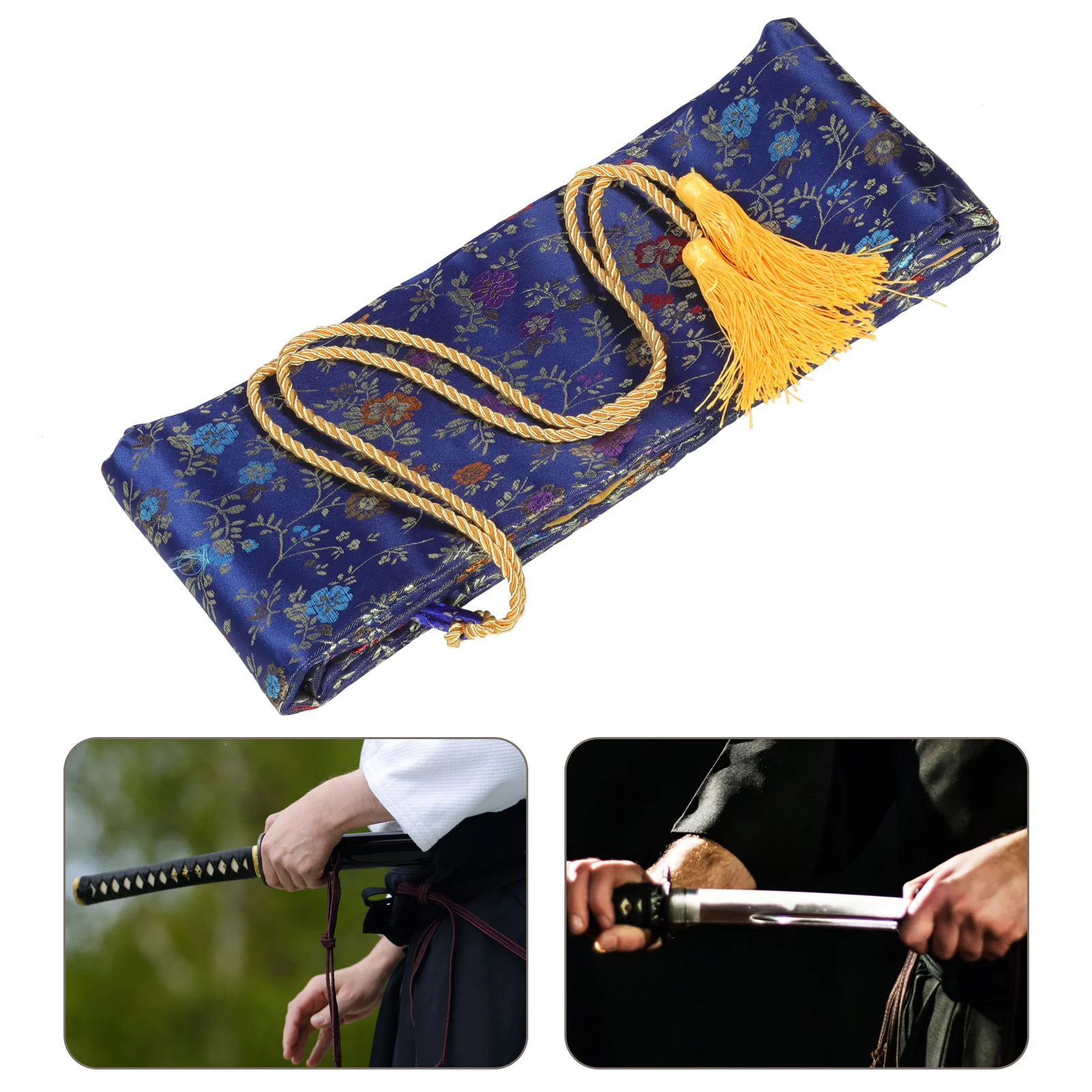 

Silk Carrying Katana Case Storage Japanese Taichi Chinese Fu Kung Universal Canvas Sleeves Pouch Samurai