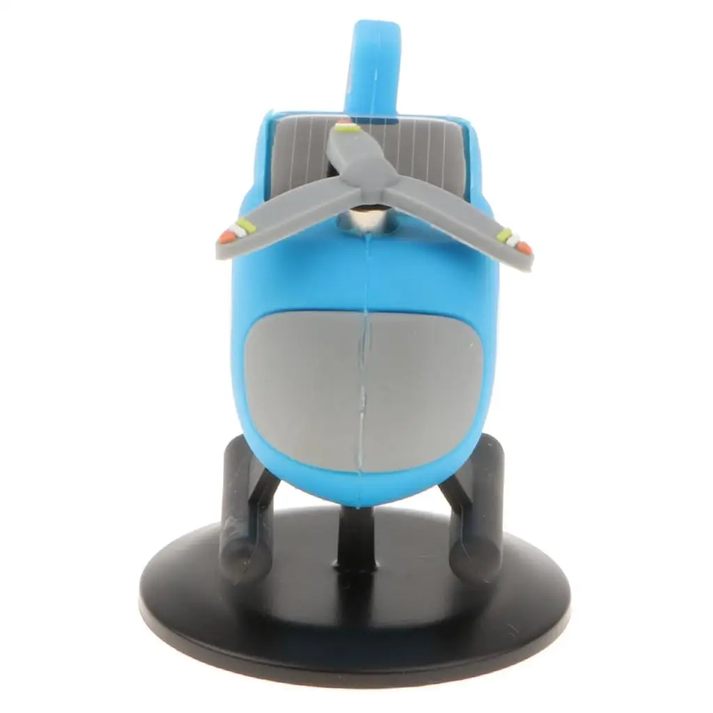 

Desk Gadget Solar Powered Rotating Plane Decor B-day Gift