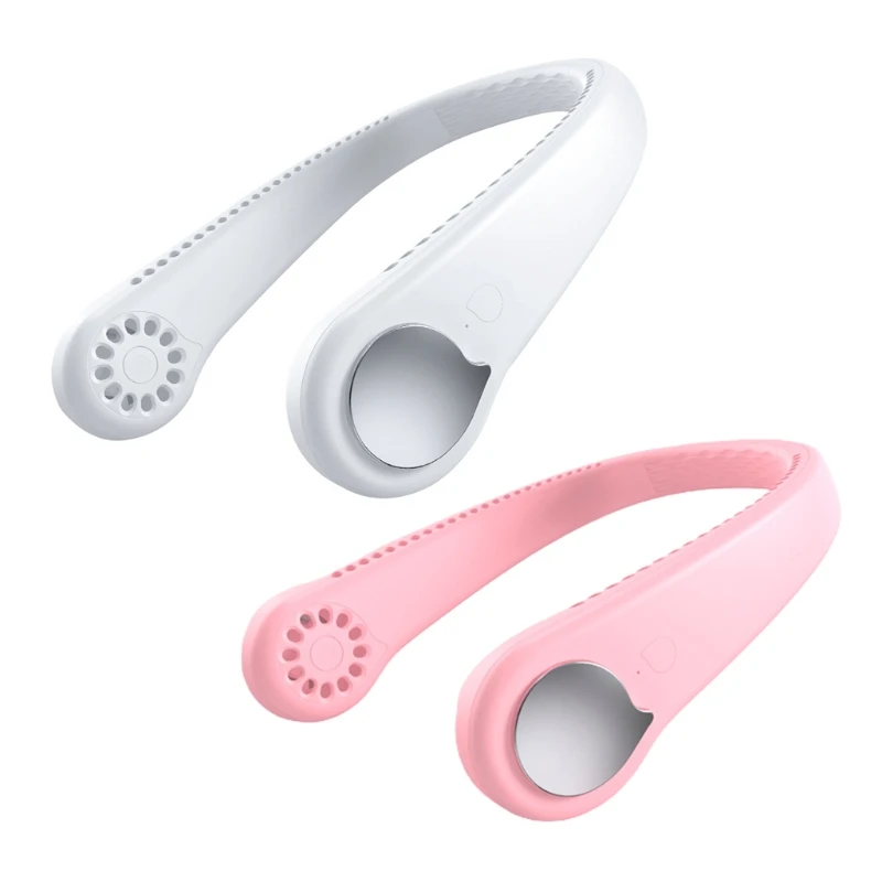 

Rechargeable USB Neck Fan Portable Handsfree Fan Suspended 2 Speeds Adjustable