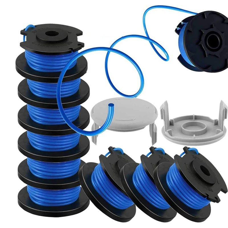 

String Trimmer Spool Replacement For Ryobi One Plus AC14RL3A 18V 24V 40V 11Ft Auto Feed Cordless Weed Eater Spools Line
