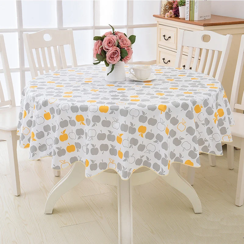 

Round tablecloth Plastic tablecloth Protection of environment party decorations