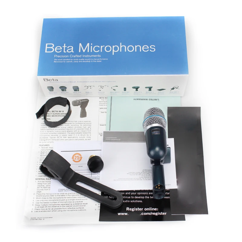 Проводной ударный микрофон shure BETA56A Ударный комплект бета-56A суперкардиоидный