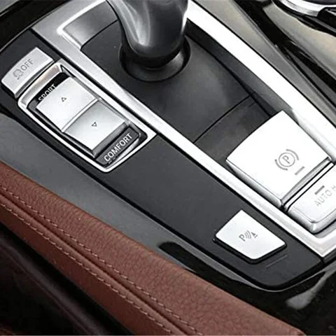Для BMW F10 F01 F02 F07 F06 F12 F13 F25 F26 Панель переключения передач ручного тормоза Боковой переключатель P Кнопка Крышка Автомобильные аксессуары