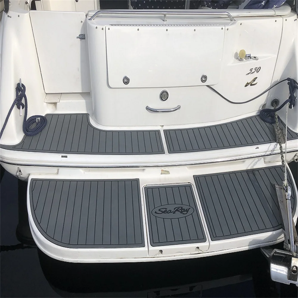 2008 Sea Ray SLX 300 подставка для плавания кабины лодки EVA Тиковый напольный коврик