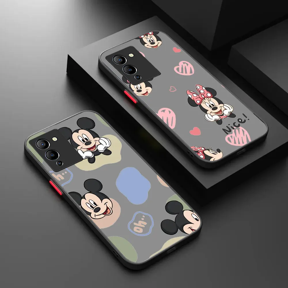 Cute Mickey Minnie Mouse Phone Case For Infinix X650 C B X6511B X653 X657 X682 X680 X683 X693 X690 X692 X695 10T 10SNFC ZERO