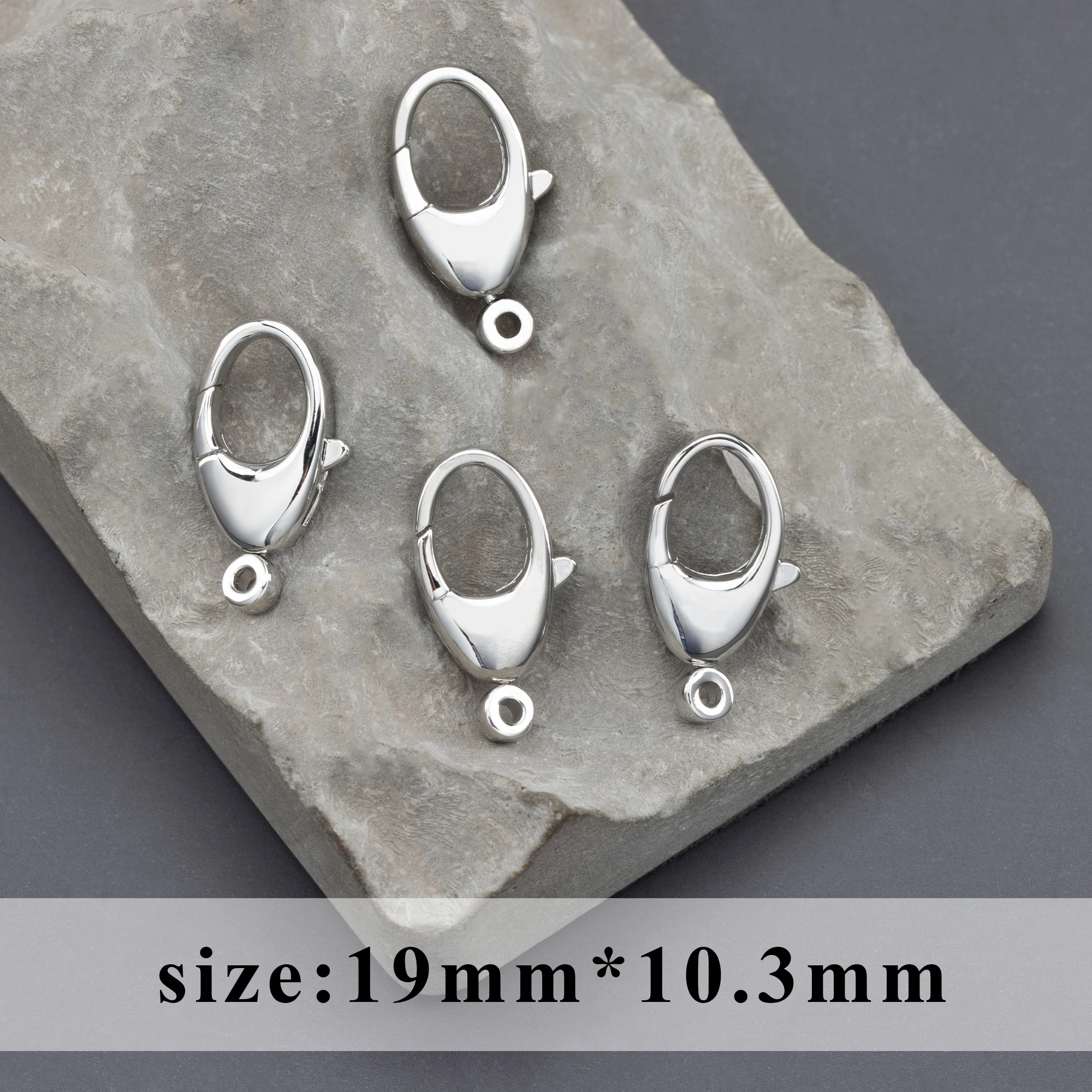 Гуфейтер МА83 ювелирные аксессуары никелевого покрытия, покрытые 18-каратным золотом, медные крючки для изготовления застежки браслета и ожерелья, 10 шт./лот.