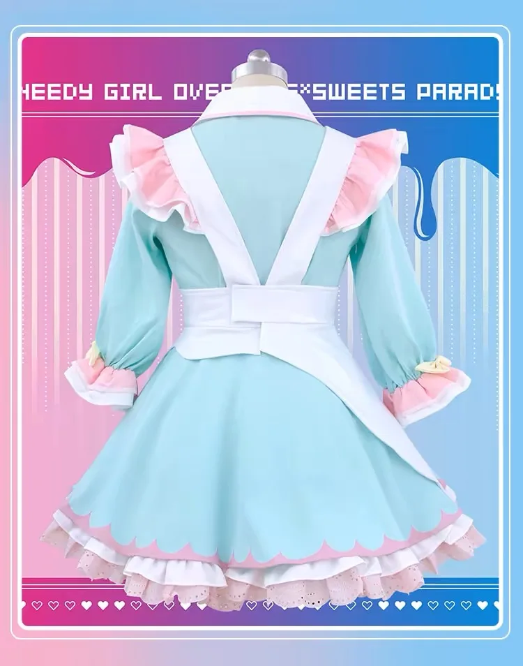 Женское платье для косплея карнавальный костюм служанки