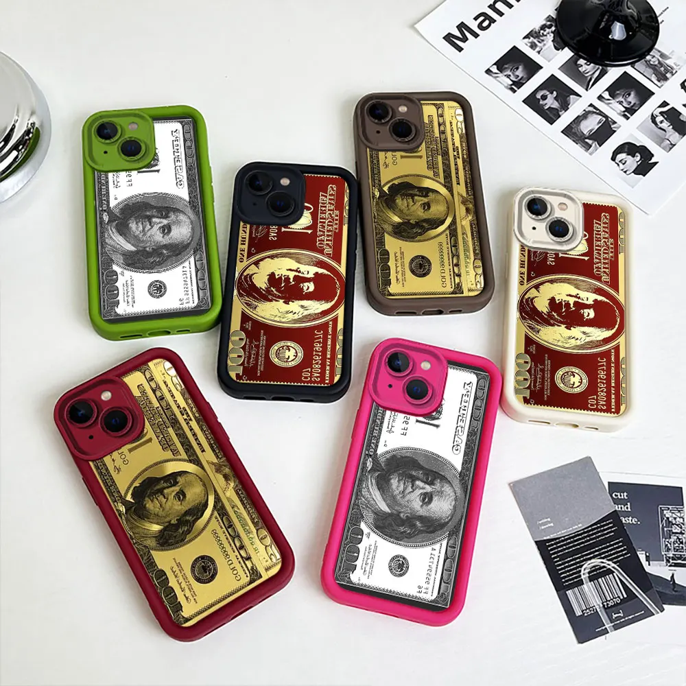 Роскошный чехол для телефона с изображением доллара США ДЛЯ VIVO Y100 Y93 Y91 Y81 Y78 Y77 Y76 Y75