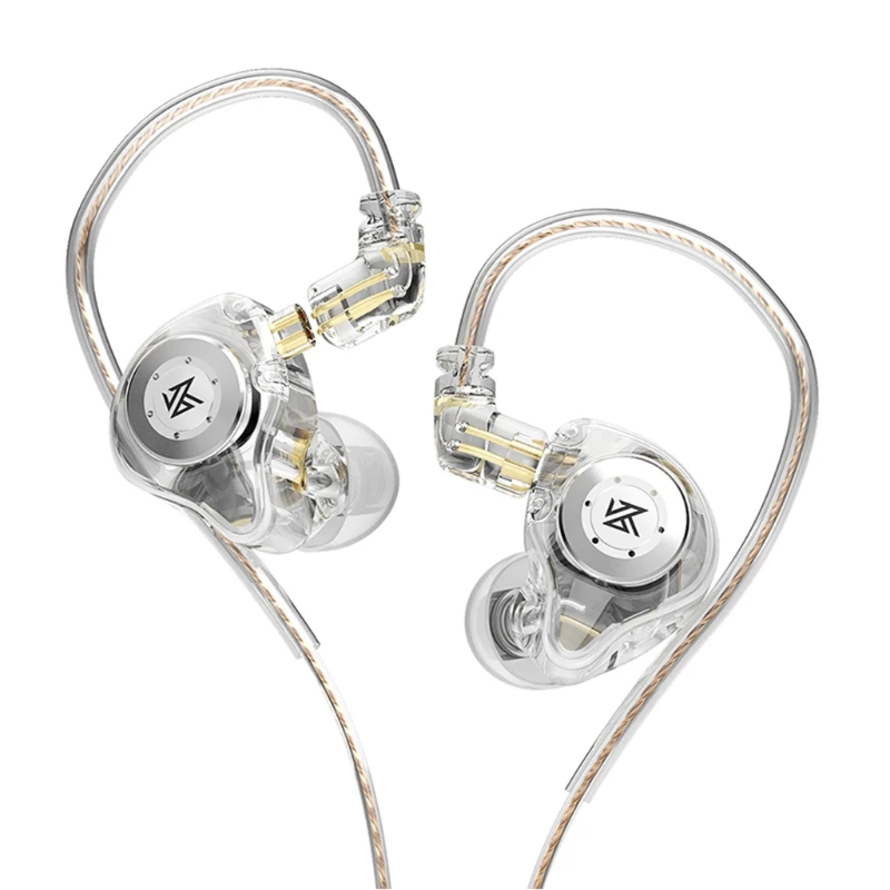 

Kz EDXpro Dynamic Hifi Headphones In-ear Sports Headphones Wired Earbuds Volume Control for Adults Men Women Small Ears