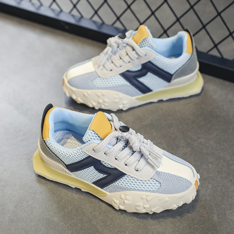 2023 Children's Sports Running Shoes Boys and Girls' Training Golf Shoes Children's Non-slip Golf Walking Shoes Size 22-36