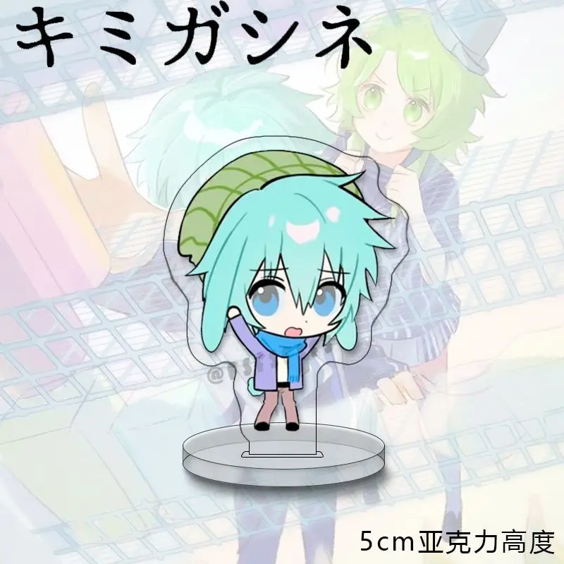 Фото Your Turn To Die -Death Game By Majority Plate Desk Decor Hiyori Sou Standee Collection Ornament Accesorios Зеленая акриловая кукла №4