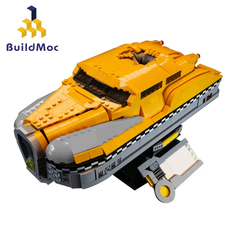 

MOC 5th Element Taxi Rocket Model Kits Space Series Future Building Blocks Bricks Children Movie Classic Collection Toys Gifts