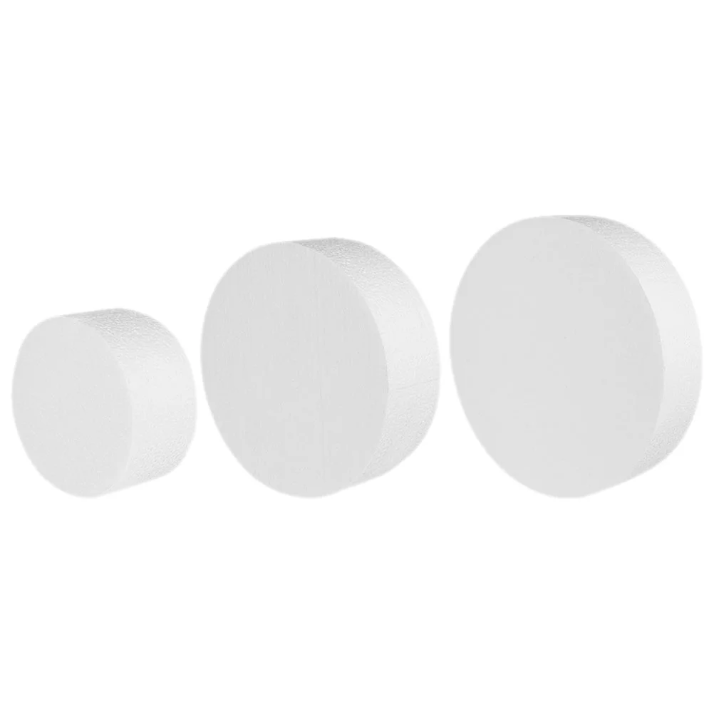 

3 Pcs Practice Tools Party Decor Cake Foams Model Wedding DIY Adornment Dummy Decorative