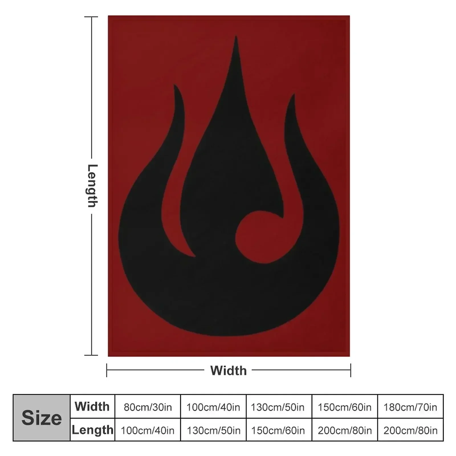 Пушистое одеяло Fire Nation Royal Banner