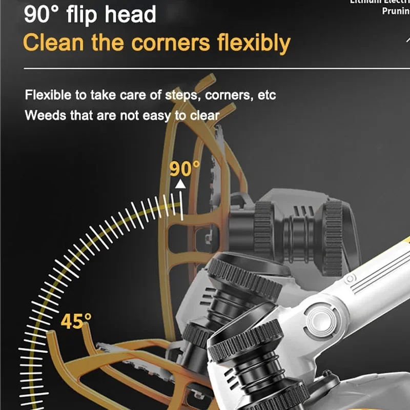 2-в-1 электрическая косилка садовый секатор инструменты беспроводная прополка
