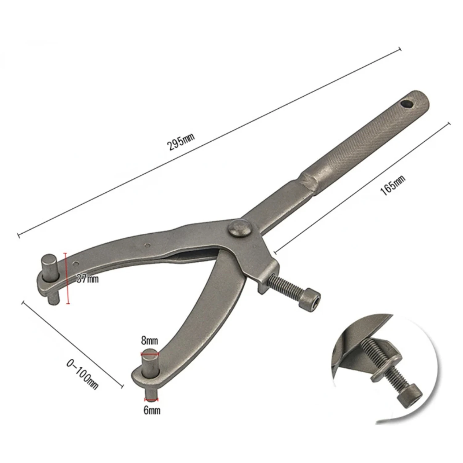 Heavy-Duty Adjustable Wide Nose Pliers for Motorcycle Moped and Scooter Repair - Hand Tools Ideal Flywheel Vari