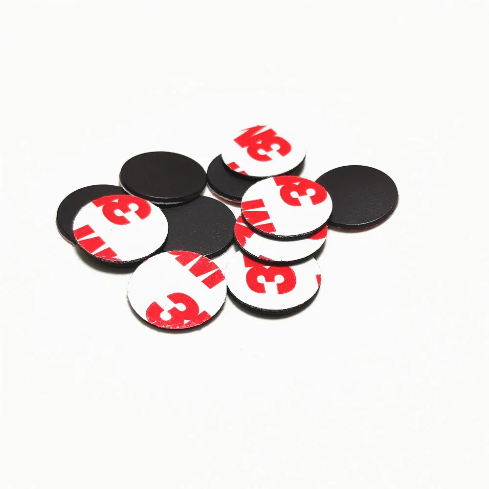 Rubber Magnet 20mm Diameter 1/1.5/2/3mmThick Round Magnetic Sticker Fit Glass Fridge DIY Refrigerator Stickers Supplies |