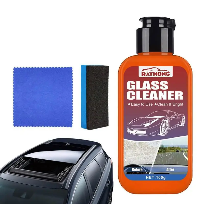 

Car Window Cleaner Car Window Cleaning Kit Auto Interior Exterior Glass Cleaner Polish And Restore Glass Steak Free