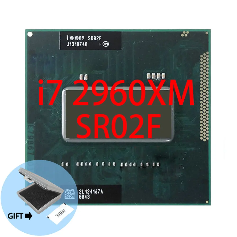 

Intel Core I7-2960XM SR02F Processor i7 2960XM notebook Laptop CPU Socket G2 rPGA988B Suitable for HM65 75 76 77 chipset laptop