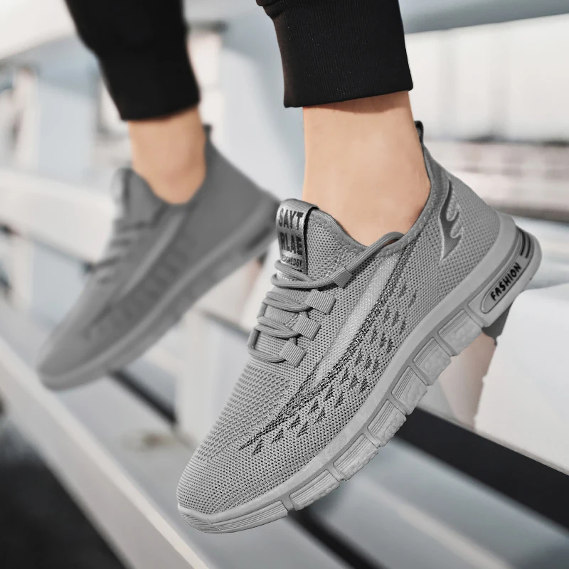 Men Casual Shoes Sneakers Breathable Mesh Fashions Running Sports Shoes Men Walking Jogging Shoes