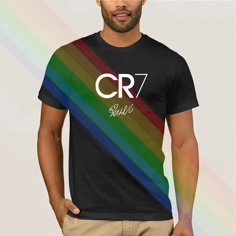 

CR7 Signature Fashion Printed T Shirt For Men Limitied Edition Unisex Brand T-shirt Cotton Amazing Short Sleeve Tops
