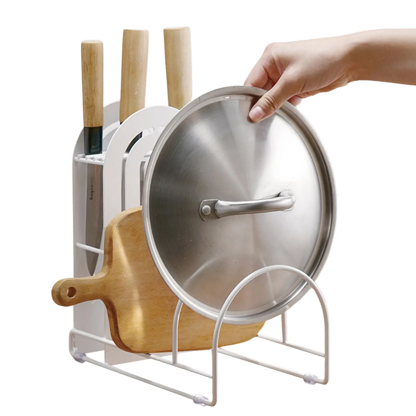 

Подставка для разделочной доски, держатель для ножей, блюд, планшетов, планшетов, органайзер, прочный органайзер для тарелок, планшетов, пла...