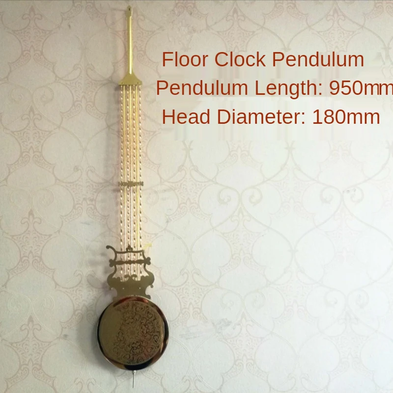 Luxury Large Grandfather Clock Pendulum Clock Mechanism 95cm Clock Mechanism Long Shaft Pendulum Movement Maquinaria De Reloj