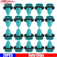 20 шт., зеленый нейлоновый фиксатор для Toyota, бампер, дверная пряжка, аксессуары для салона автомобиля, автомобильный фиксатор, заклепка на заказ