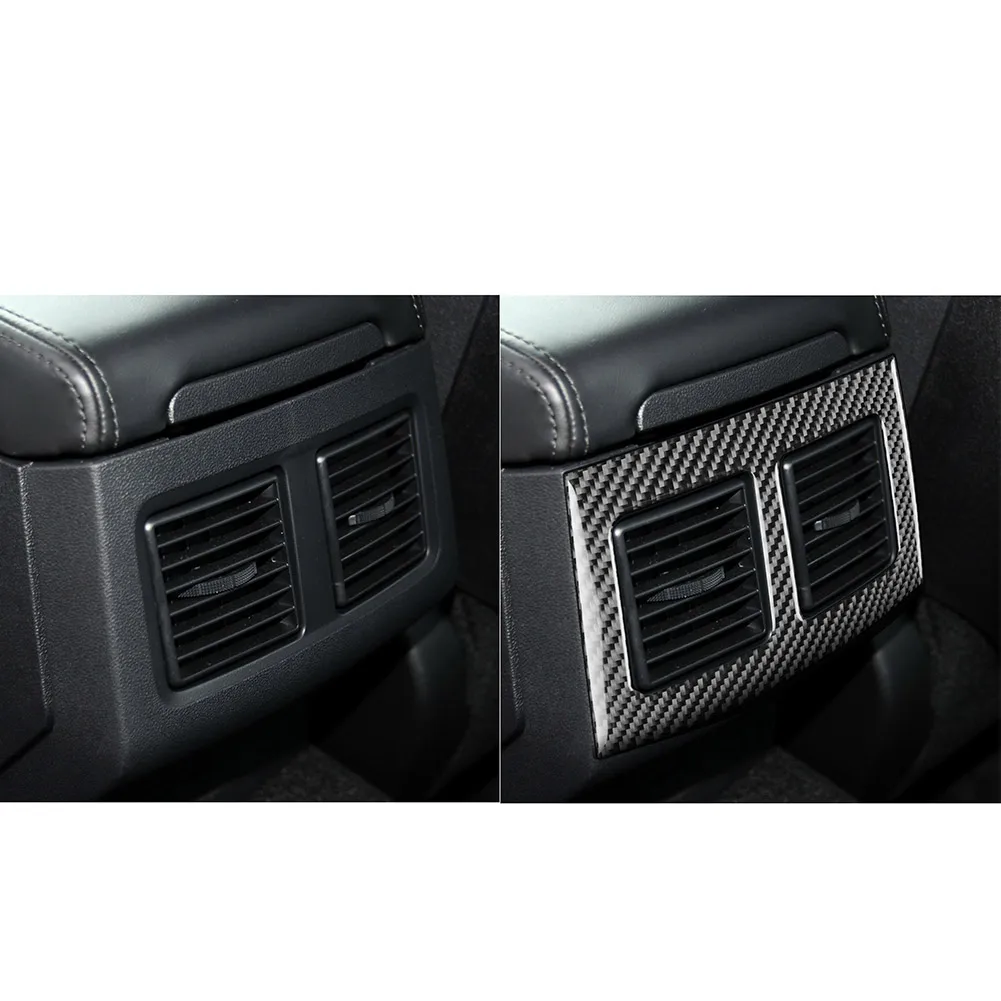 

Car Stickers Rear Air Outlet Cover Trim For Dodge Challenger Carbon Fiber Rear Air Vent Outlet Decorative Cover Trim Parts