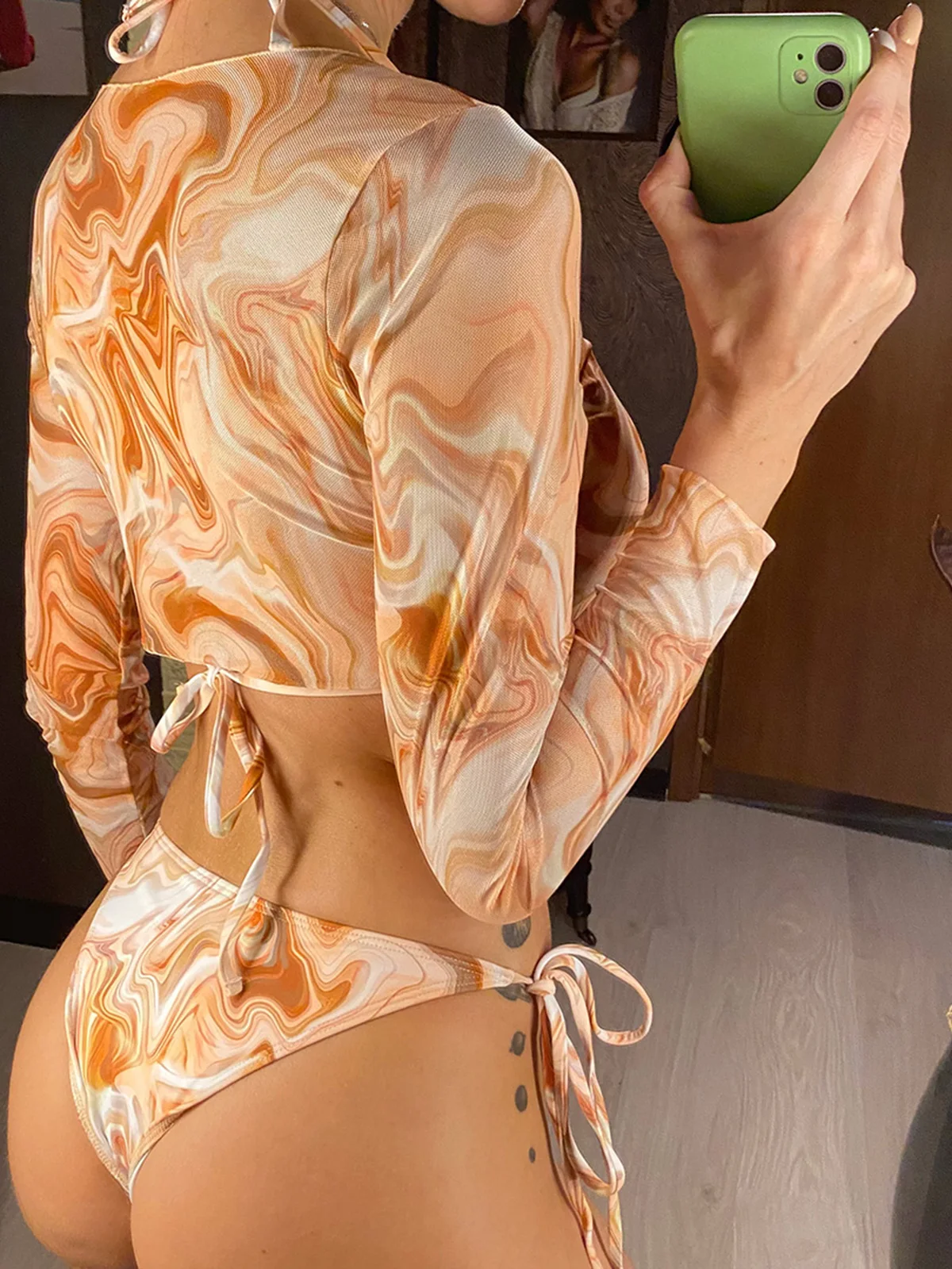 S-XXL бикини с леопардовым принтом Женская купальная одежда женский купальный