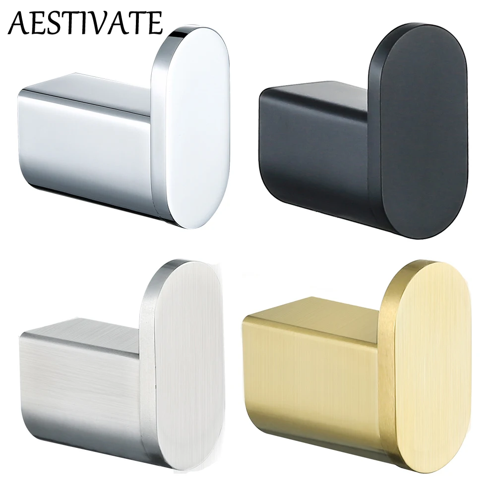 

Квадратные аксессуары для ванной комнаты, настенная вешалка, стойка из нержавеющей стали для ванной, спальни, кухни, офиса, Органайзер