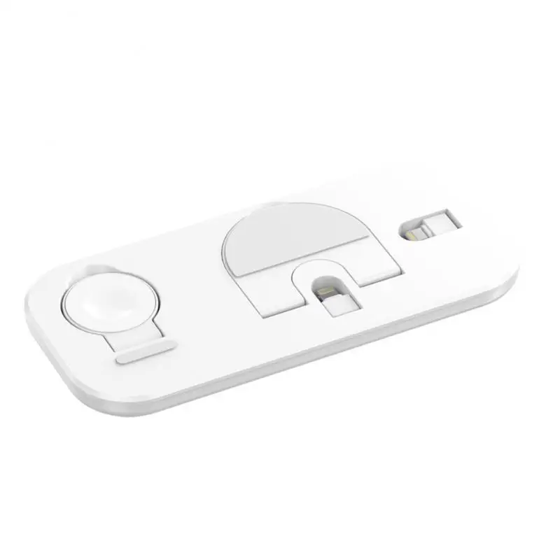 

Foldable Fast Chargers Wireless Charger Stand Pad Universal Foldable Mobile Phone Charging Stand Mini Qucik Charger 3 In 1 Stand