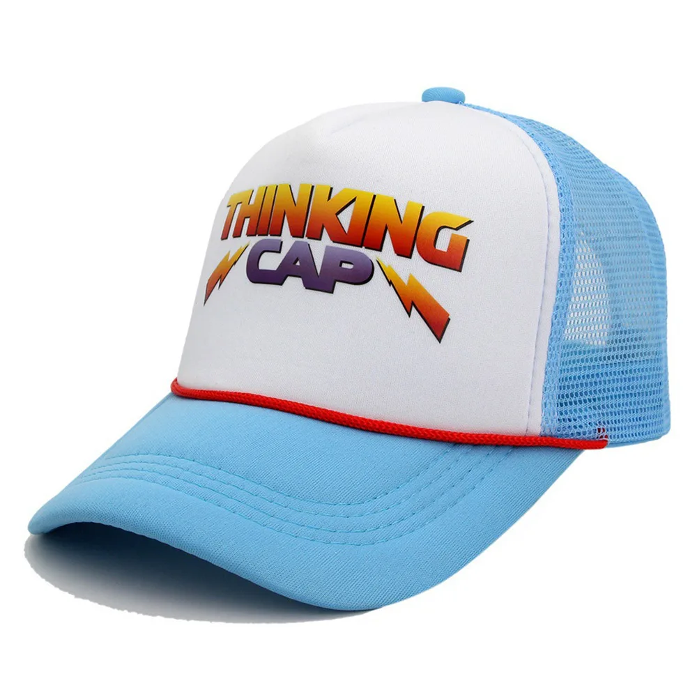

Stranger cos Things Dustin Cosplay Cap Hat Gifts Fashion Hip Hop Outdoor Casual Sun Hat