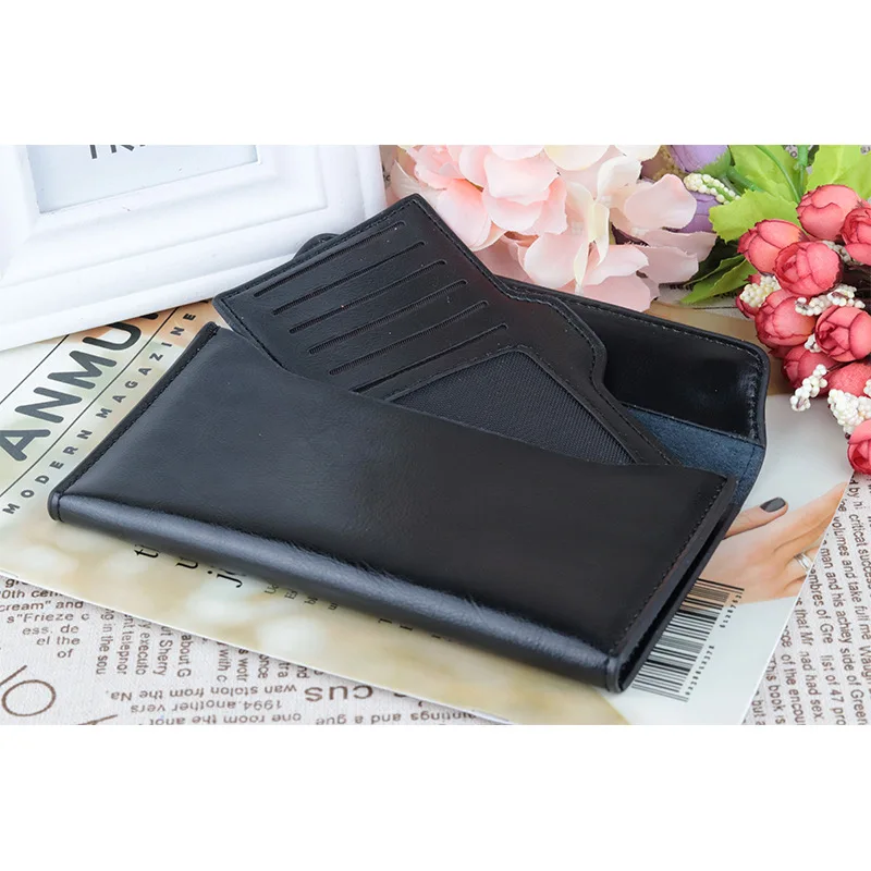 Slim Fashion Leather Women Wallet Female Long Clutch Coin Purses Luxury Design Wallets and Purses Ladies Card Holder Wallet 2023