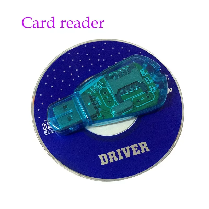 

Reader USB SIM Card Reader Simcard Writer/Copy/Cloner/Backup GSM CDMA WCDMA Cellphone HJ55