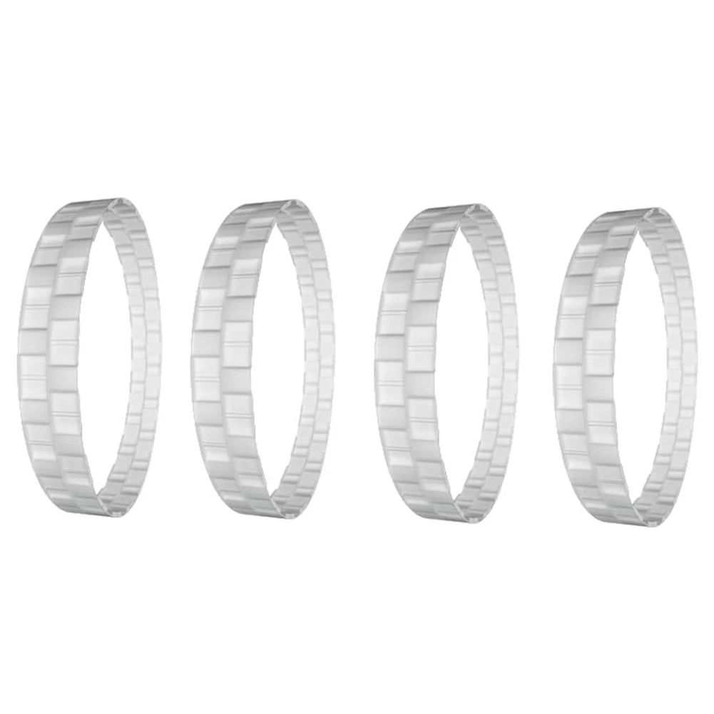 

4Pcs for Ecovacs Xiaomi Mijia Roborock and Other Sweeping Robots Tire Ring Sweeper Anti-Wear Tire Skin Accessories