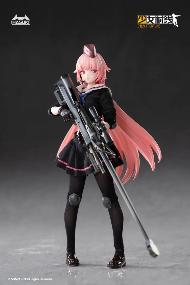 Фото Оригинальная фигурка HASUKI Pocket Art PA011 Girls Frontline NTW-20, аниме-модель, коллекционная игрушка, в наличии. №2