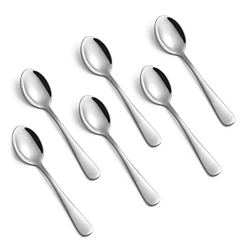 

24 Pieces Of Espresso Spoon, 4.7 Inch Stainless Steel Mini Coffee Spoon Dessert Spoon