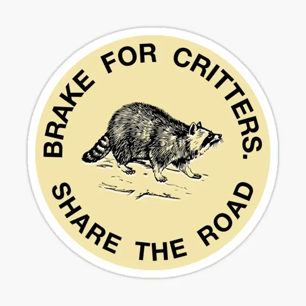 

Круглые наклейки I Brake для животных, 5 шт., наклейки для милых стен, аниме фоновые украшения для детской, гостиной, багажа, забавные наклейки