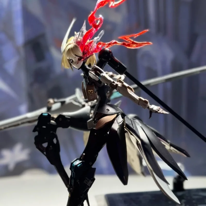 Фото Hemoxian Earnestcore Craft Mecha Musume Rosado Project Star Flower Lily Оригинальный китайский сборный модельный набор для взрослых (для демонстрации) №1