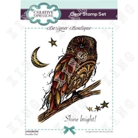 owl metal cutting dies stamps scrapbook diary secoration embossing stencil template diy greeting card handmade 2022 new