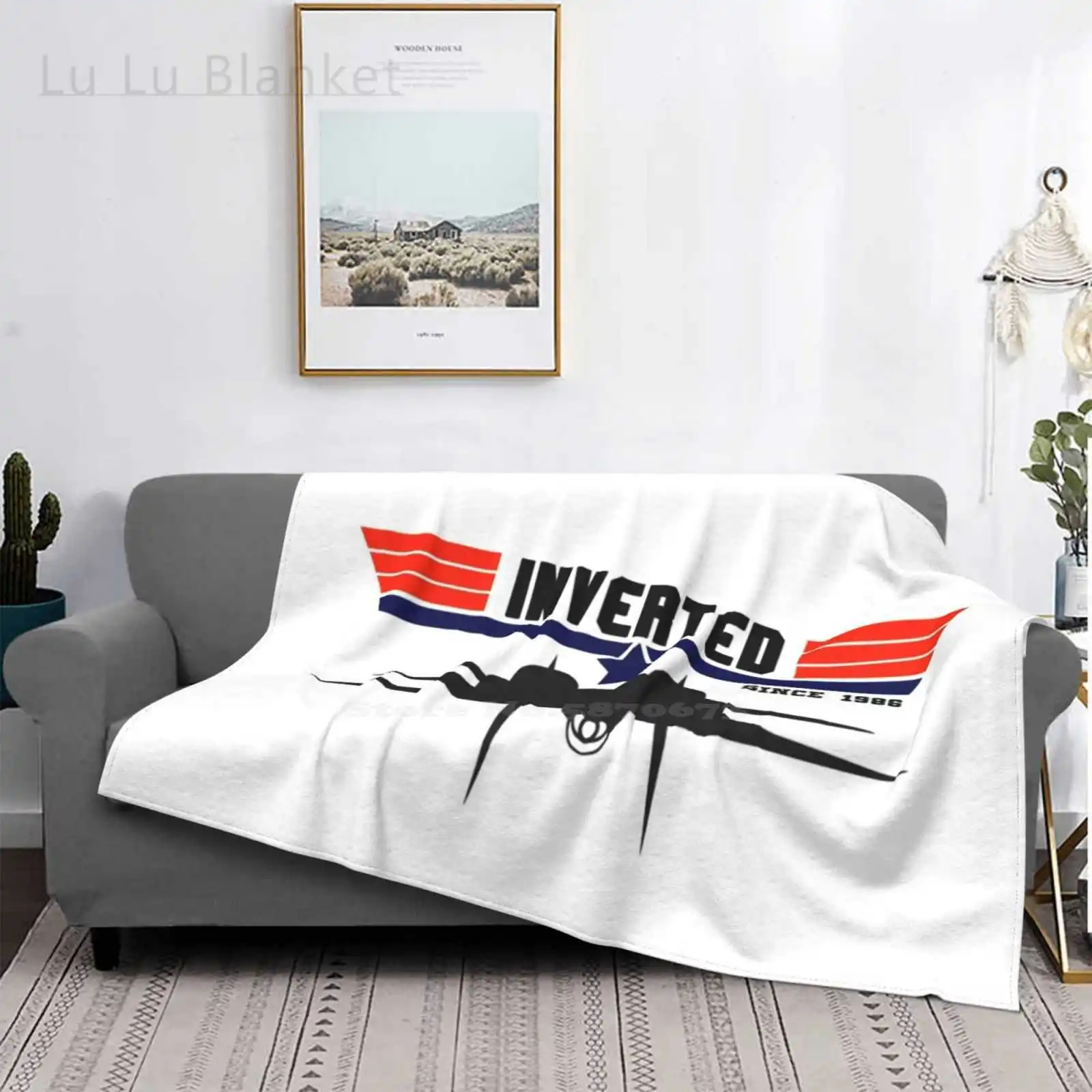 

Inverted Since 1986 F14 Tomcat New Selling Custom Print Flannel Soft Blanket F14 Tomcat 80S 80S Movies Because I Was Inverted