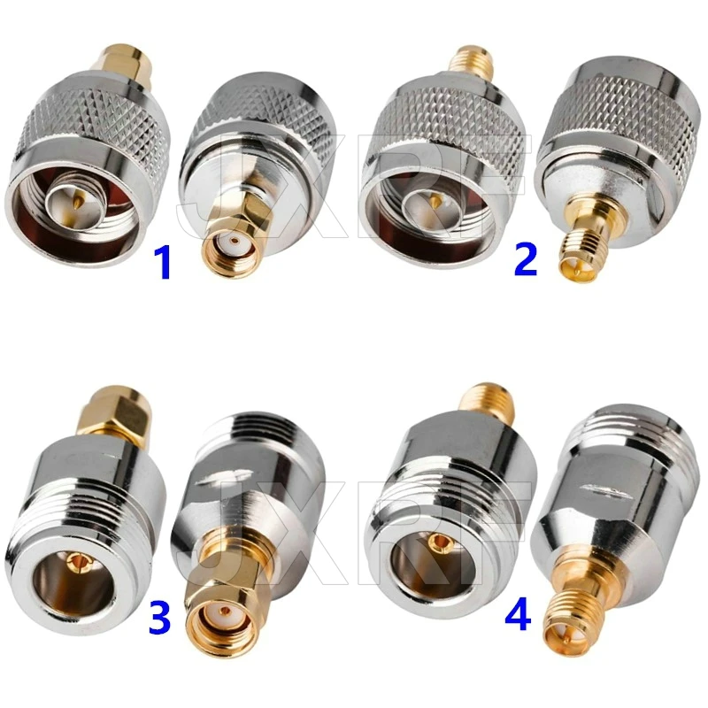 

JX 1 шт. Стандартный коннектор RP SMA в N, штекер и гнездо, RF коаксиальный конвертер, прямая клемма провода