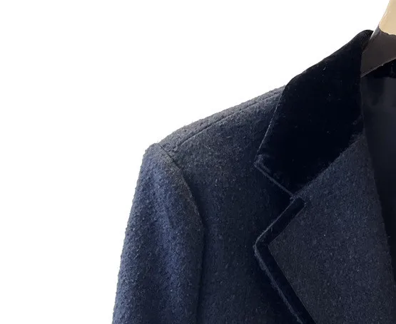 

Women Single Breasted Wool Blend Blazer Shorts Suit 2021 New Female Notched Long Sleeve Coat Jacket Female Short Pants