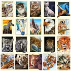 AZQSD 5D DIY Алмазная картина с тигром, для домашнего декора Алмазная вышивка сова животное рукоделие картина Стразы