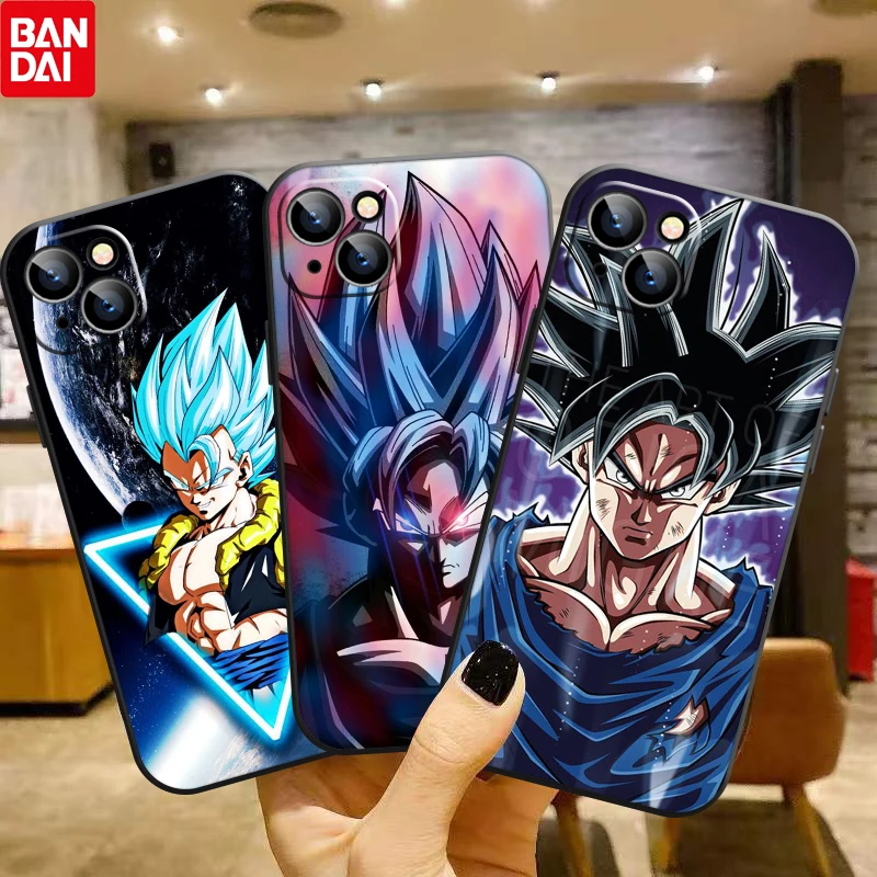 

Cartoon Dragon Ball Goku For Apple iPhone 13 12 Pro Max Mini 11 Pro XS Max X XR 8 7 6 Plus SE 5S Soft Black Silicone Phone Case